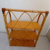 Set of bamboo shelves