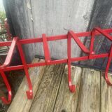 Red coat rack