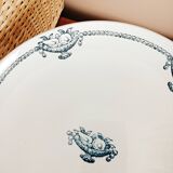 Fruit bowl in iron earthenware from St-Amand.