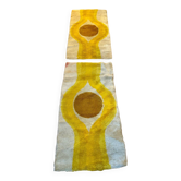Pair of beautiful Dutch Space Age rugs / 130x70