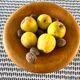 Wooden fruit cup