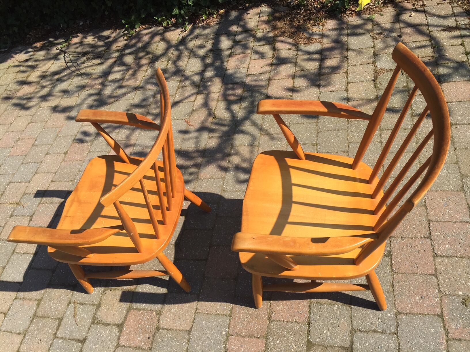 Pair of scandinavian armchairs 1960