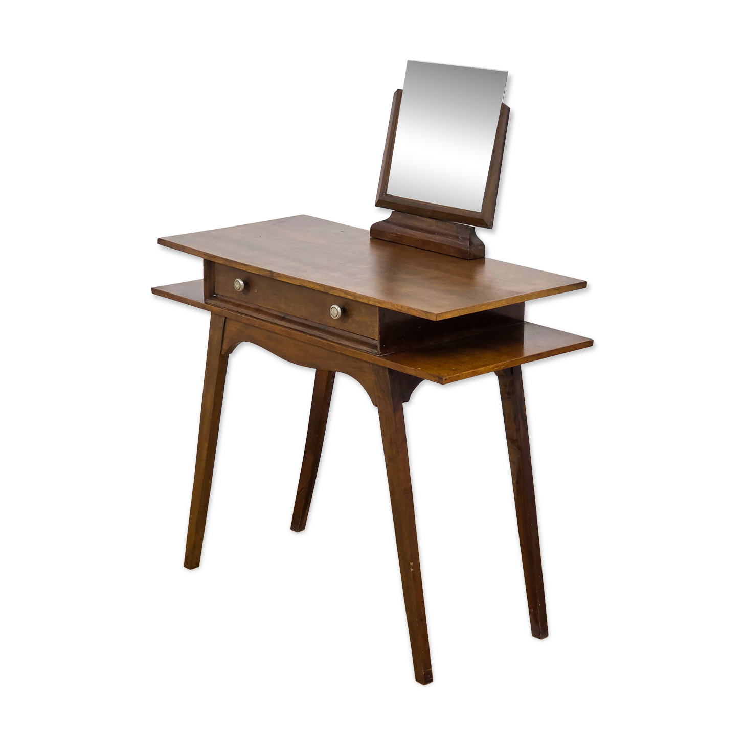 Solid wood Art Deco dressing table - 1930s