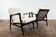 Paire personnalisable de fauteuils modernes du milieu du siècle, 1960