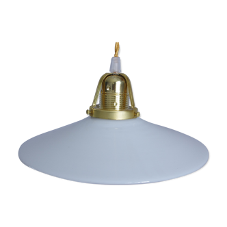 Suspension en opaline plate