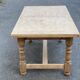 Renovated 19th-century oak extendable farmhouse dining table 160-240cm