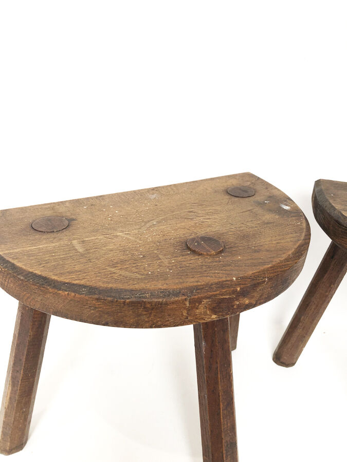 Pair of tripod farm stoo ls1970