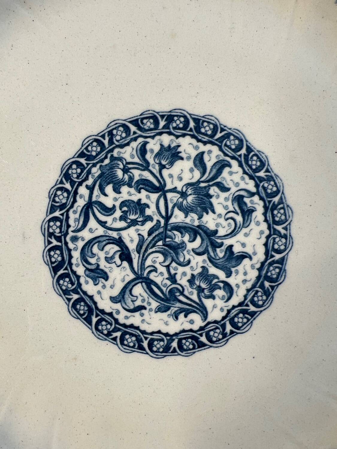 6 Gien Garland plates