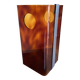 Miche Dumas paper bin in chrome tortoiseshell lucite 70 Roche and Bobois