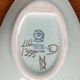 Small oyster or Danish sauce plates from the mid-century by Beth Breyen for Royal Copenhagen, set of 4.