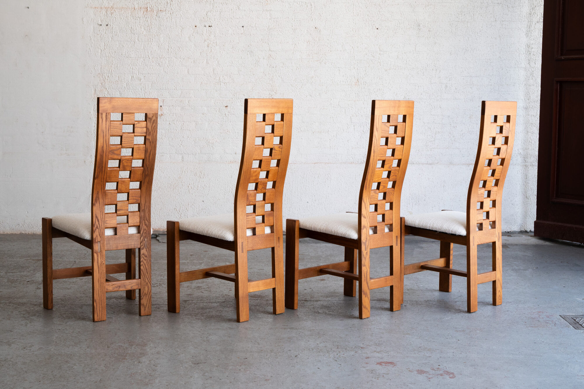 Ensemble de 4 chaises de salle à manger par Maison Regain