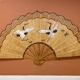 Giant bamboo and cane fan