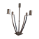 Scandinavian chandelier Anees 50 50