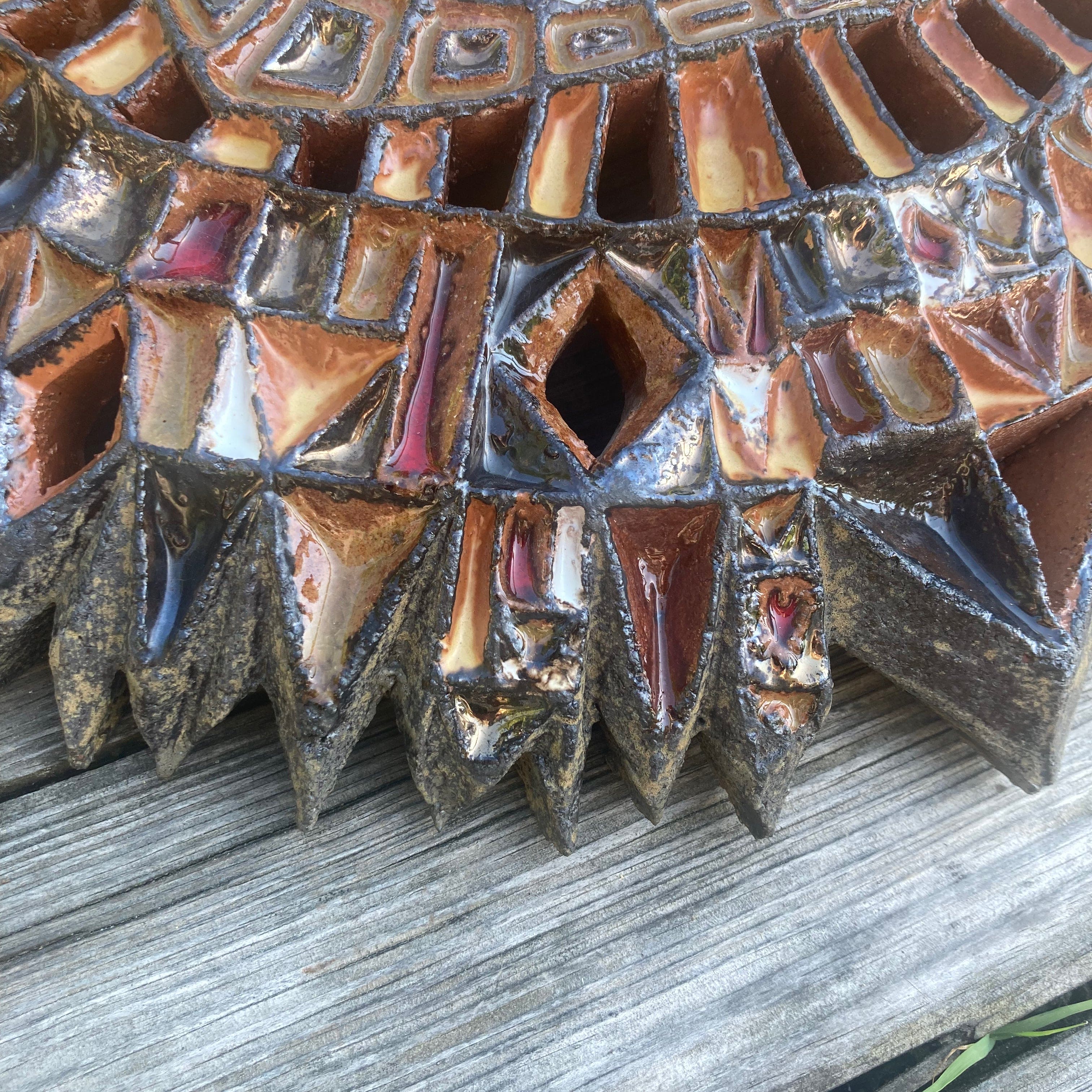 Ceramics Sun by Roland Zobel Atelier les Cyclades in Anduze