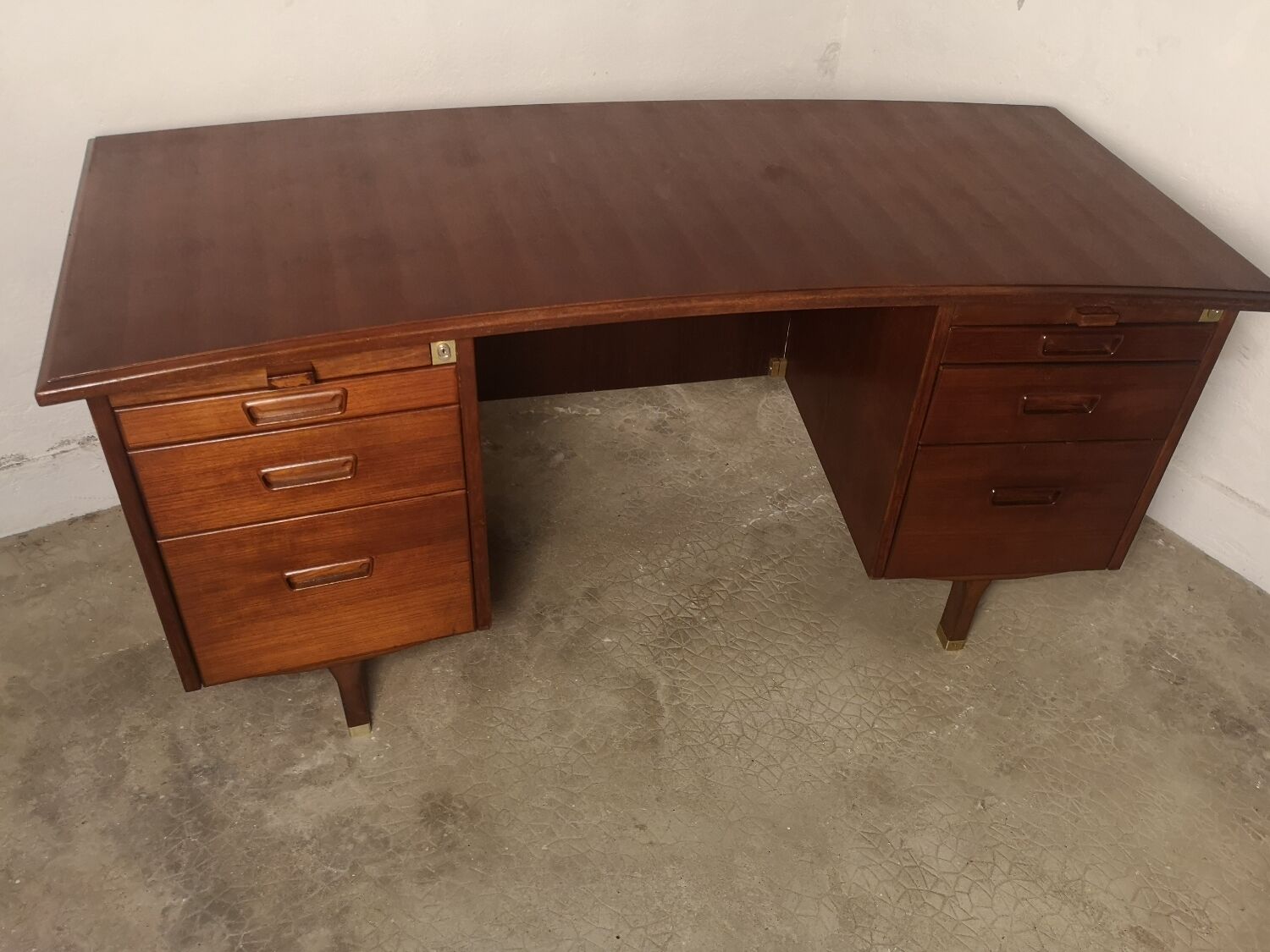 Scandinavian teak desk
