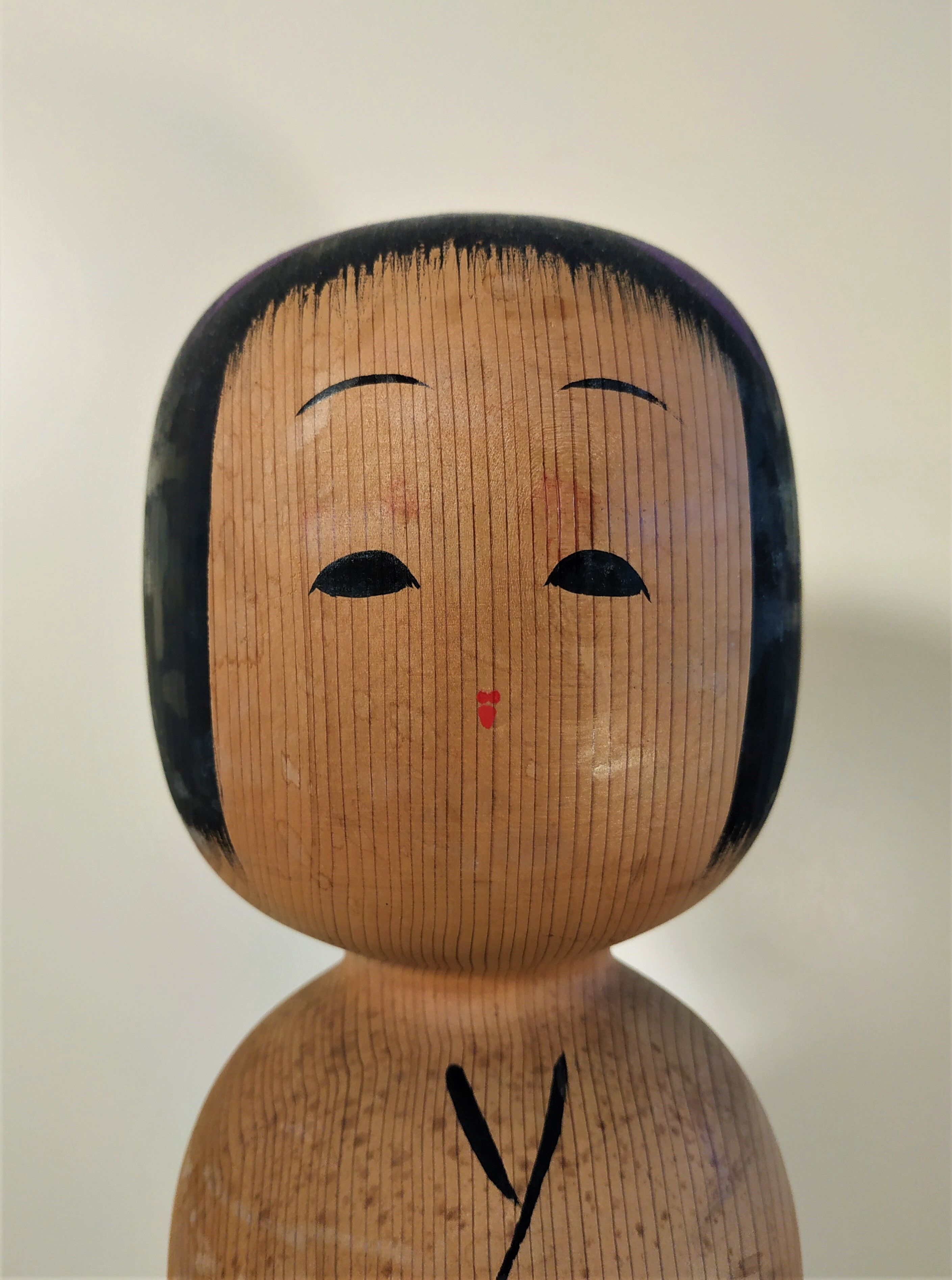 Kokeshi - Master Matogoro Kyomi 1970-80 - model Jumbo 49 cm - Japan