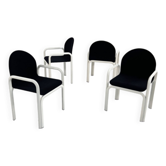 Lot de 4 chaises Orsay par Gae Aulenti pour knoll, 1970