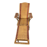 Chaise longue en osier