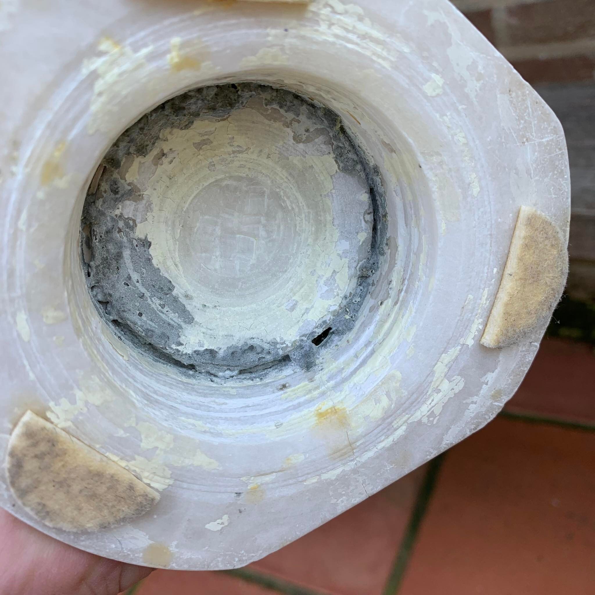 Pair of alabaster cups