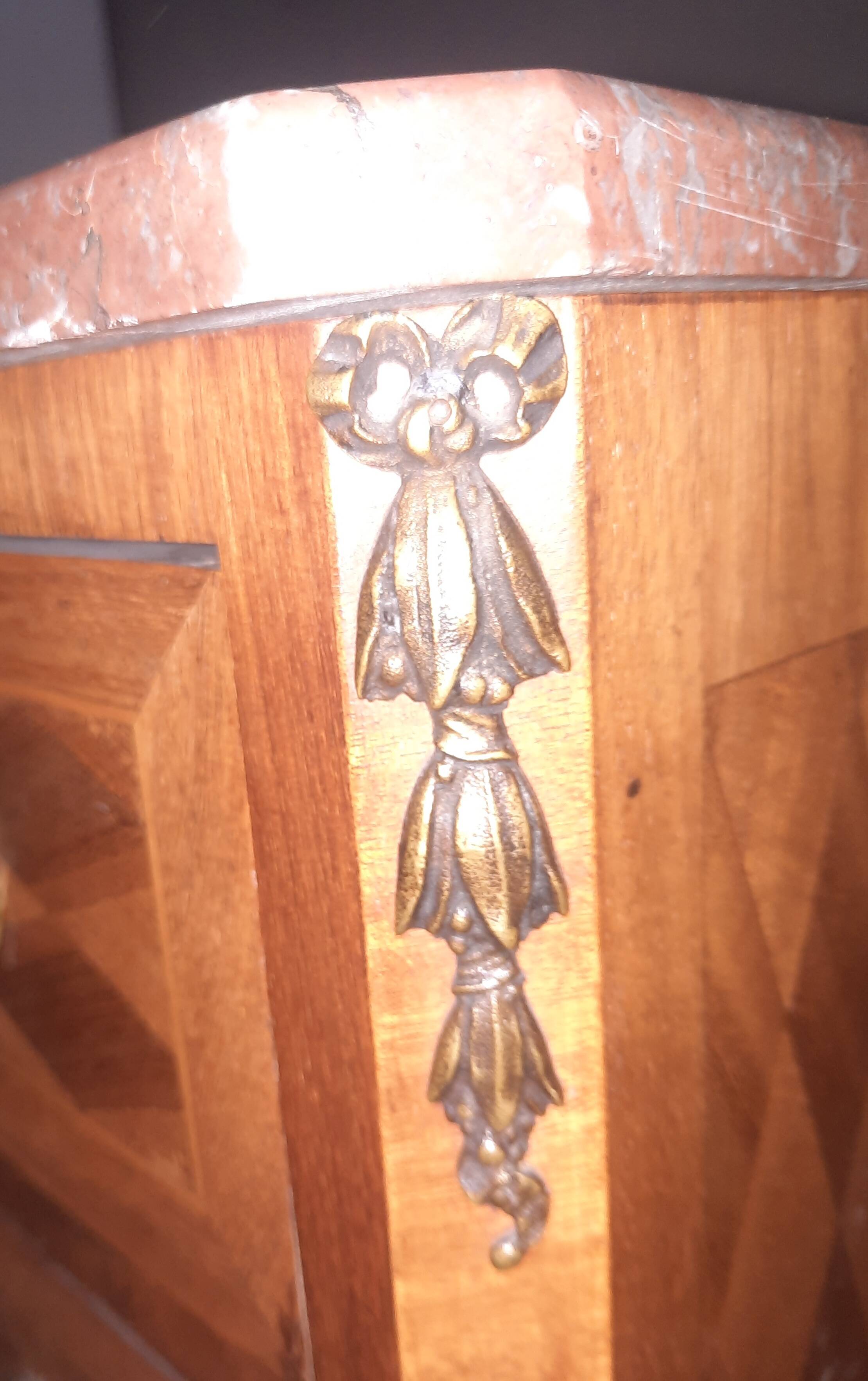 Commode transition en bois de plaquage