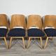 Dining Chairs by Radomir Hoffman for Ton, 1950s, Set of 4