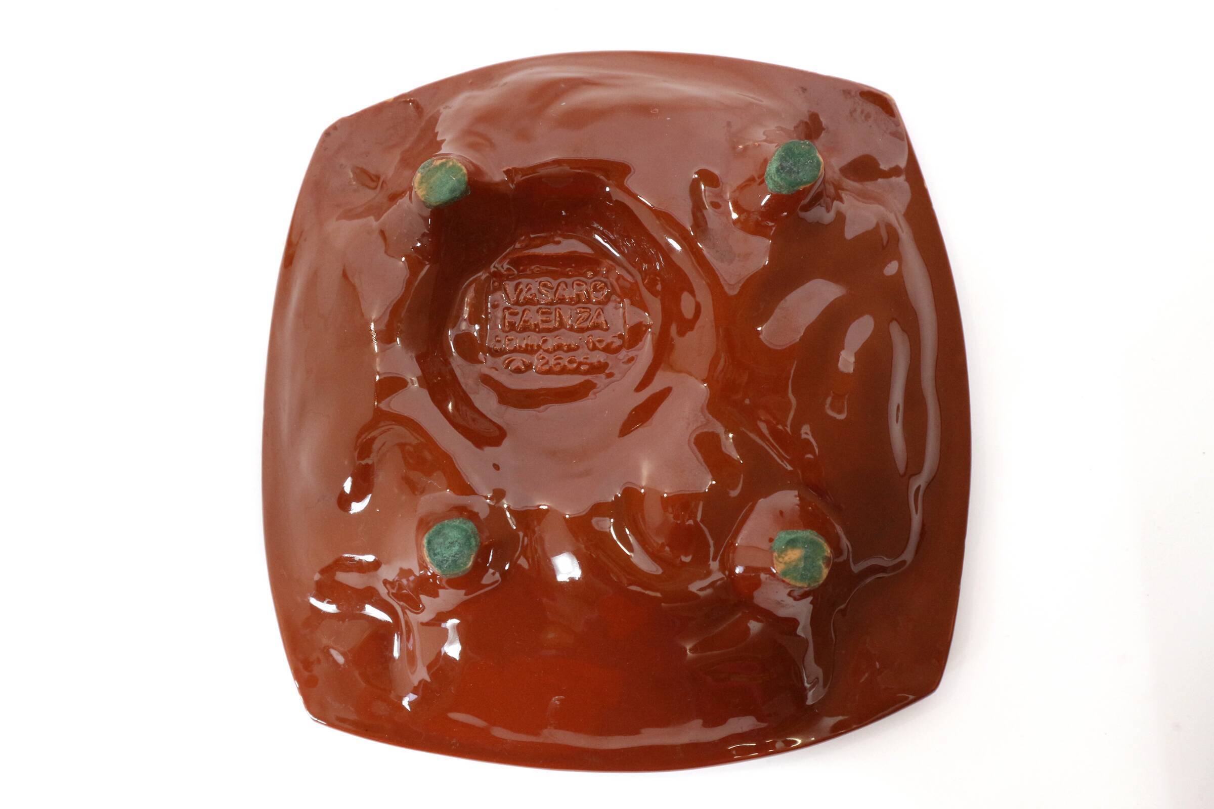 Vasaro Faenza vintage trinket bowl