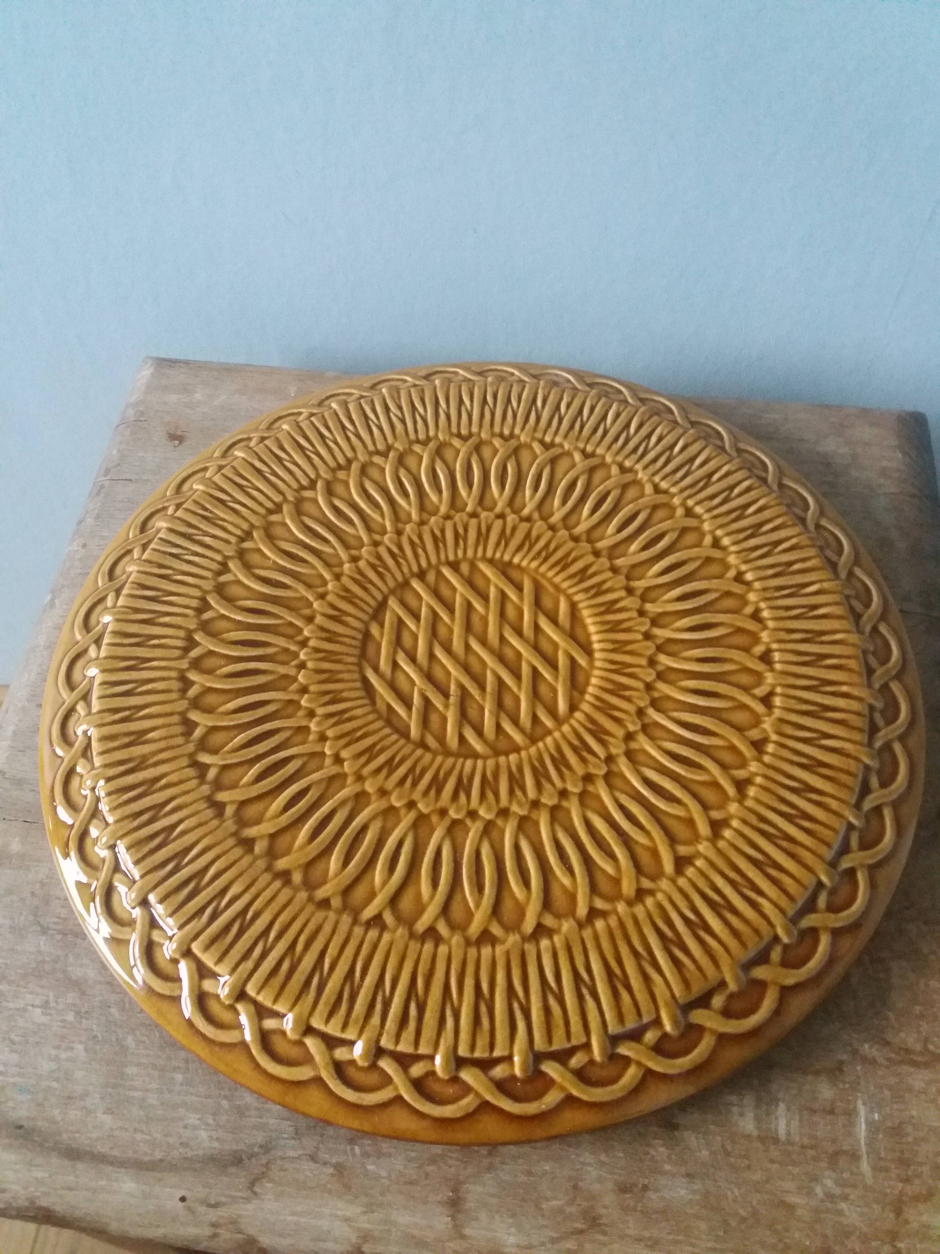 Gien Val d'Or braided effect slip tray