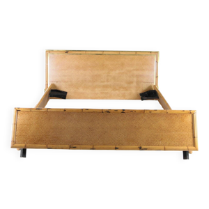 lit vintage en laiton