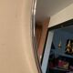 Round stainless steel mirror from the 60s
