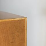 Buffet haut du milieu du siècle Schrank Kleiderschrank WK Möbel 50er Vintage 60er