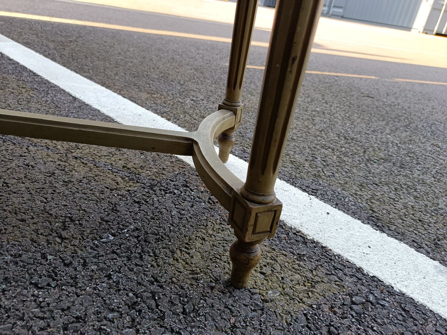 Old piano bench cannée style louis xvi