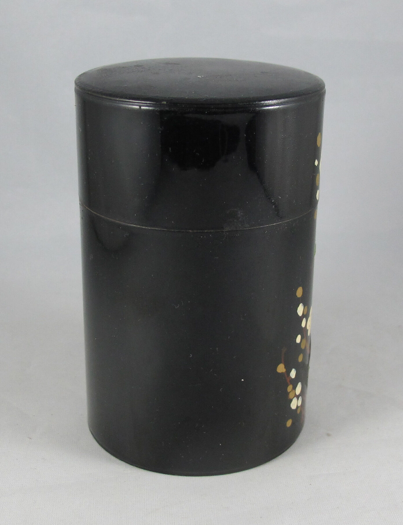 Asian metal tea box