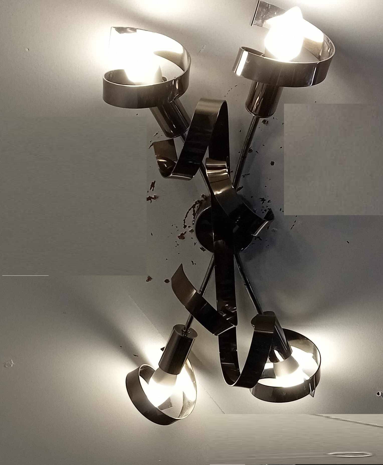 Set of 2 wall lights + 1 pendant light