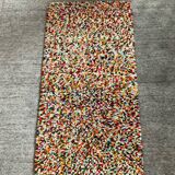 Vintage woven wool rug