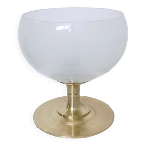 Importante lampe en laiton - 1970s