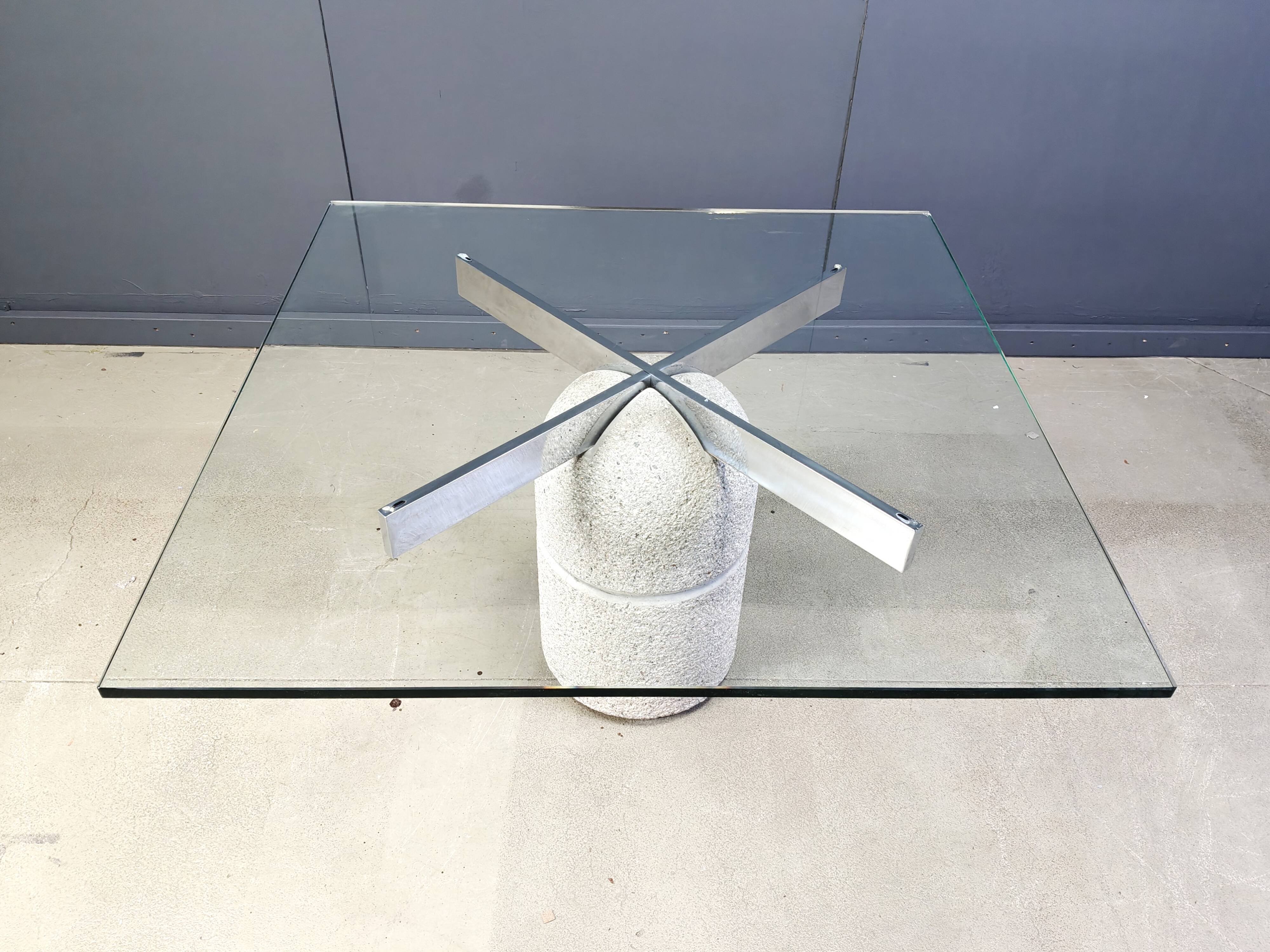 Giovanni Offredi "Paracarro" Dining Table for Saporiti, 1970s