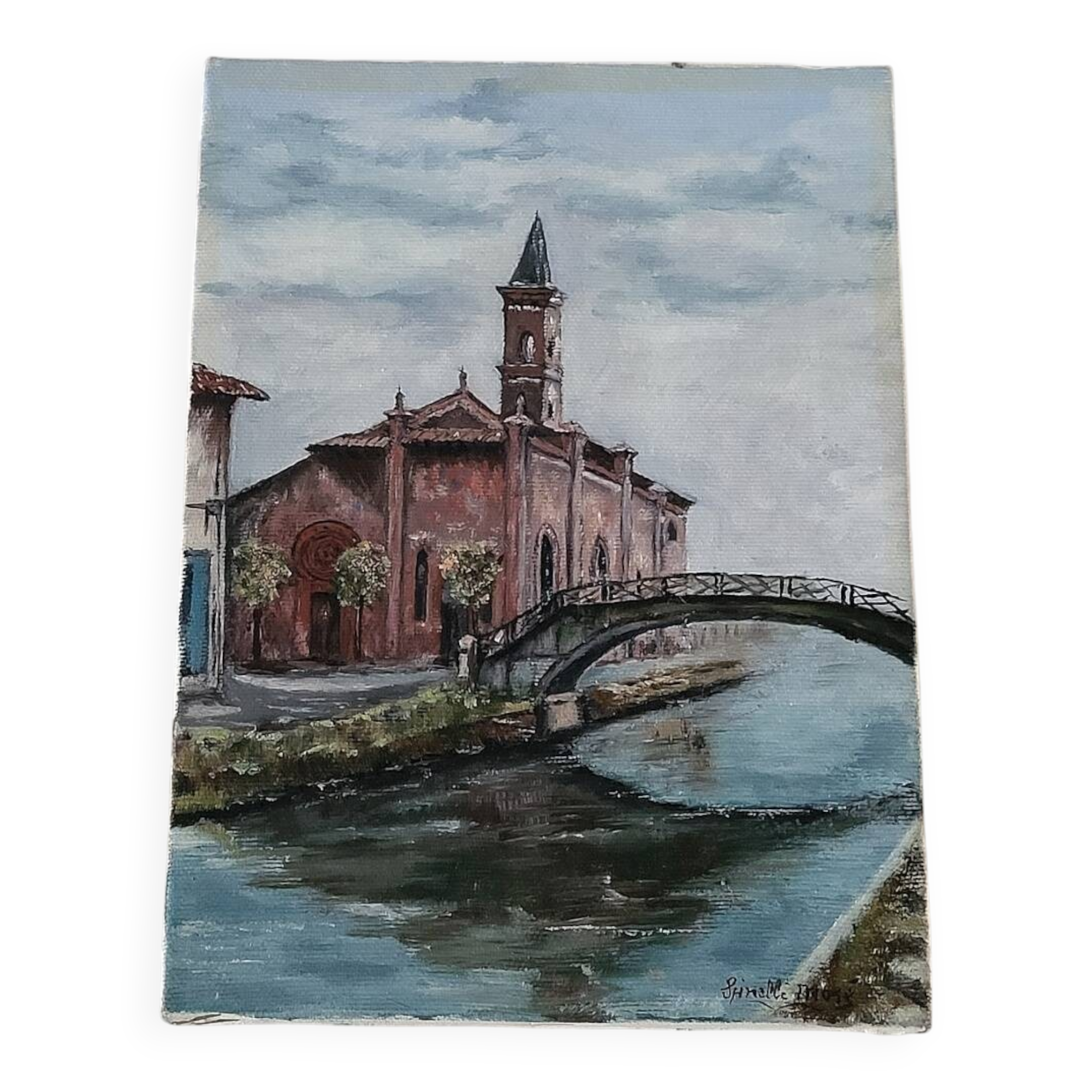 Oil Painting on Canvas Signed