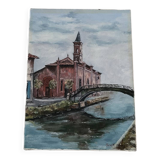 Oil Painting on Canvas Signed