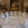 Antique Art Nouveau liqueur set in porcelain