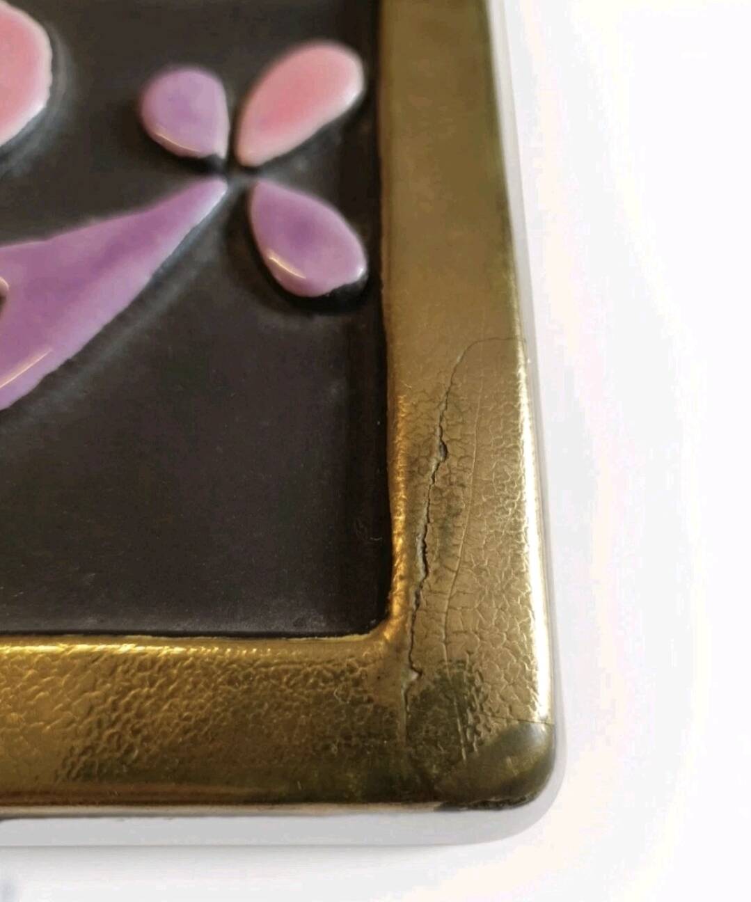 Boîte à bijoux "Colombes" MITHÉ ESPELT 1965 Vintage