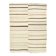 Tapis Kilim rayé crème et marron, 161 x 211 cm