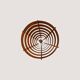 Pendant lamp in Swedish pine from Scandinavian production, 1960s