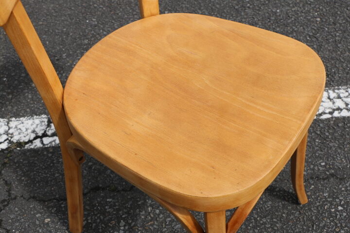 4 chairs Baumann no.24 light beech