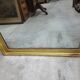 Large gilt mirror in 2 parts from the early 19th century
