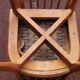 Series of 3 chairs vintage scandinavian style 60's 70's