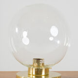 Set of 2 glass sconces from Kamenický Šenov, 1950