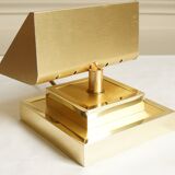 Lampe articulée/applique Hollywood Regency en laiton doré