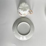 Set of 7 Porcelain Cups and Saucers | Elegant Floral Decor