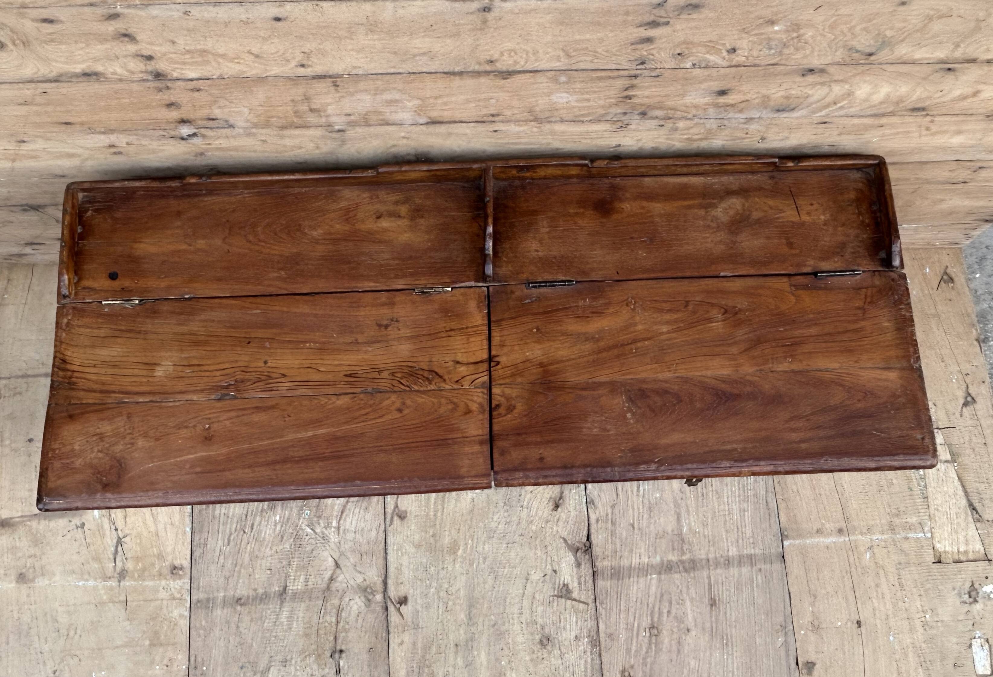 bench - teak safe from Burma