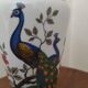 Vase en porcelaine décor de Paons